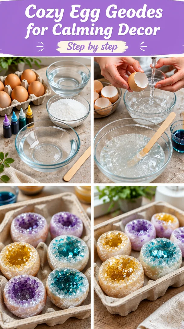 Cozy Egg Geodes for Calming Decor