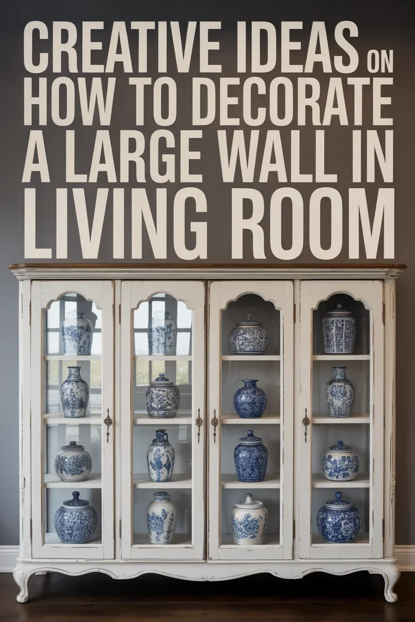 Creative Ideas on How to Decorate a Large Wall in Living Room