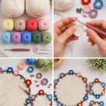 Crochet Flower Table Set Pattern