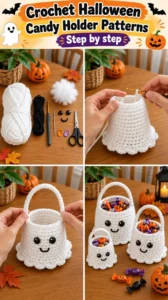 Crochet Halloween Candy Holder Patterns