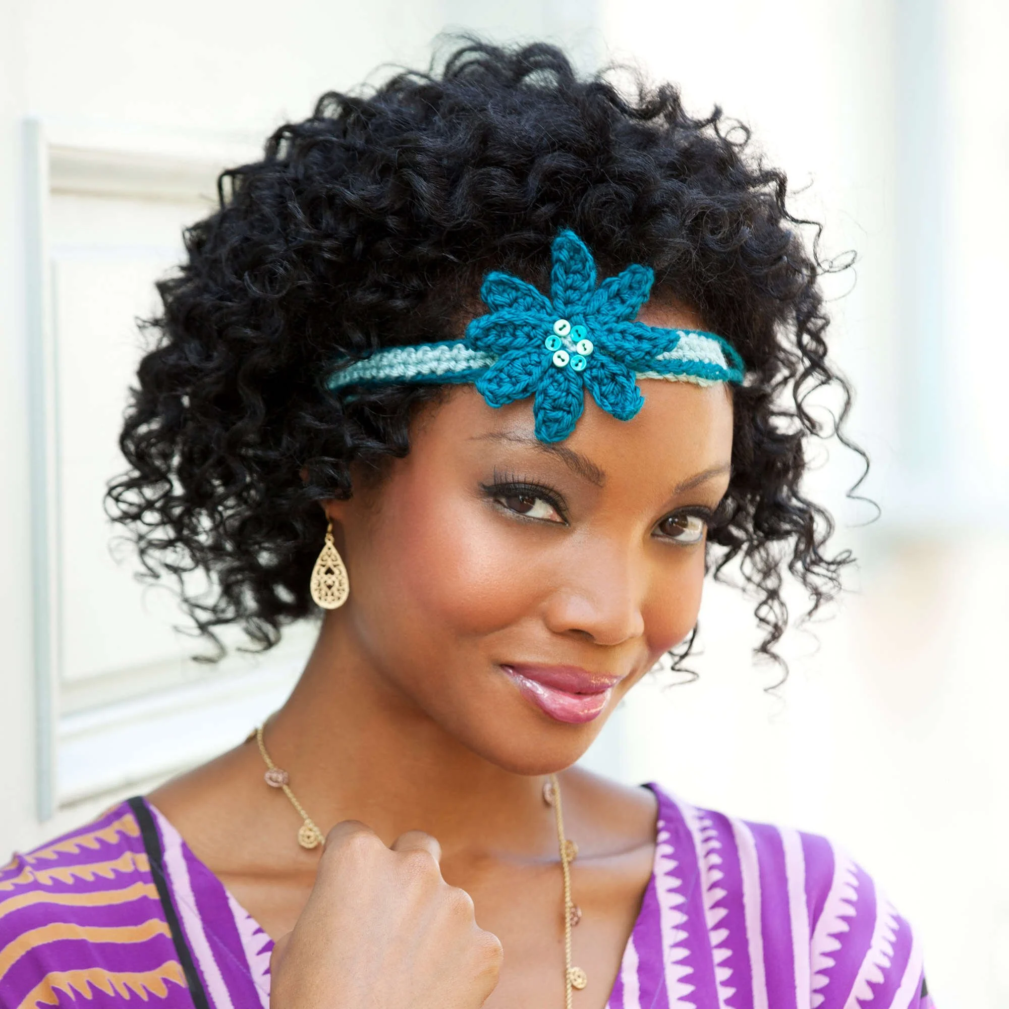 Crochet Blossom Headband Pattern