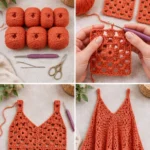 Crochet Pattern for Granny’s Hankie Tank