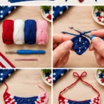 Crochet Pattern for Star-Spangled Bandana