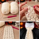 Crochet Vampire Ascot Pattern Tutorial