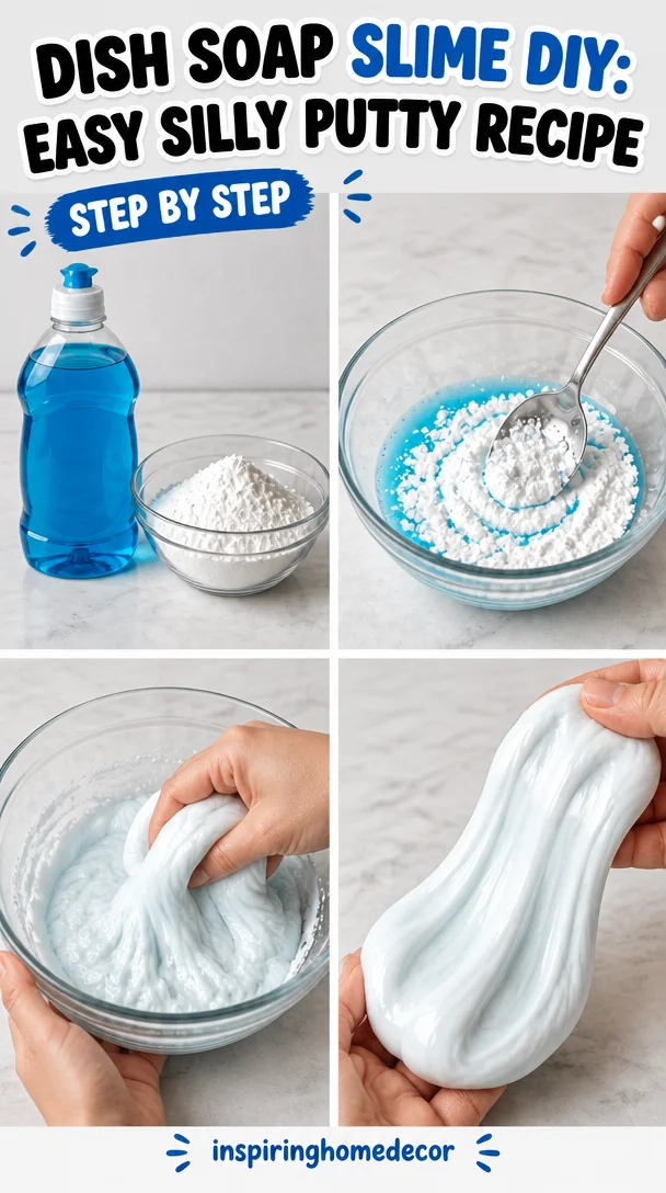 Dish Soap Slime DIY: Easy Silly Putty Recipe