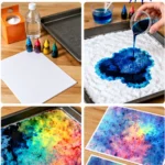 DIY Baking Soda Eruption Prints