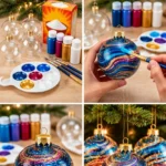 DIY Baking Soda Galaxy Ornaments for Holidays