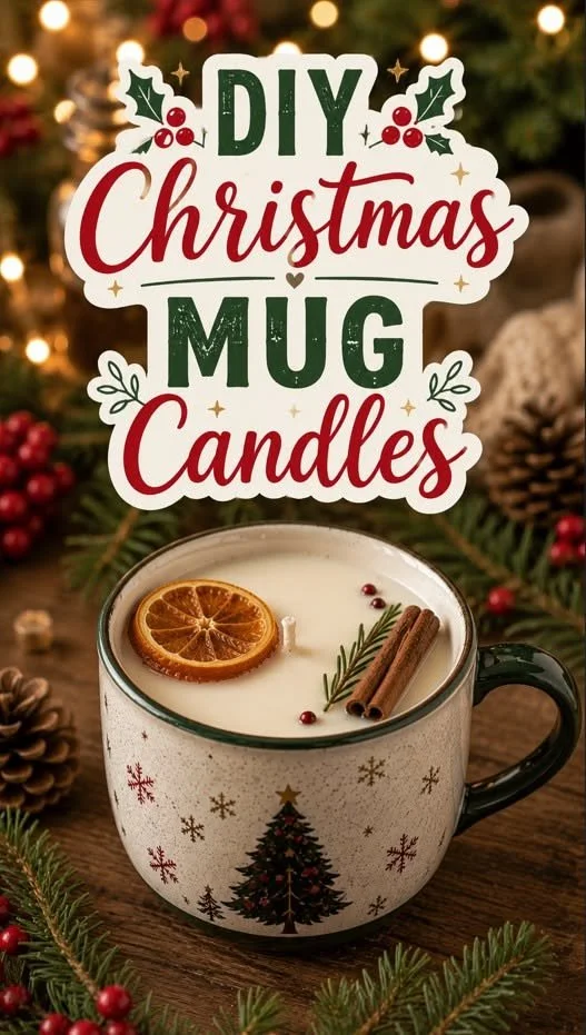 DIY Christmas Mug Candles: Cozy & Easy to Make