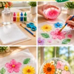 DIY Clear Glue Flower Suncatchers Brighten Your Space