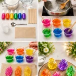 DIY Colorful Crystal Gems: Magic Sugar Crystals at Home