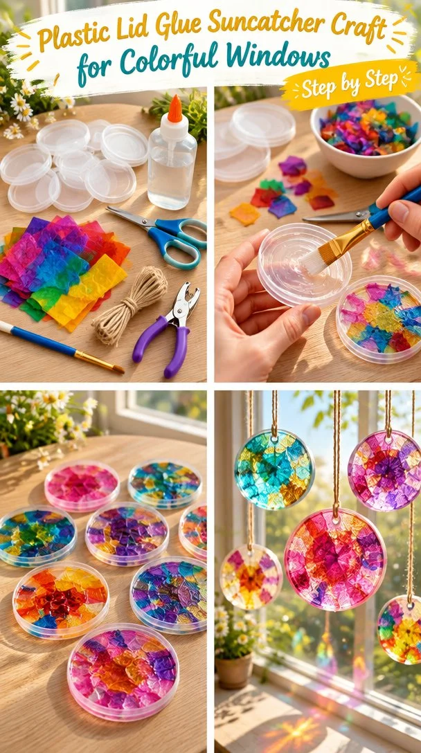 The Joy of DIY Edible Aquarium Parfait Recipe & Colorful Suncatchers