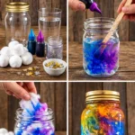 DIY Galaxy in a Mason Jar