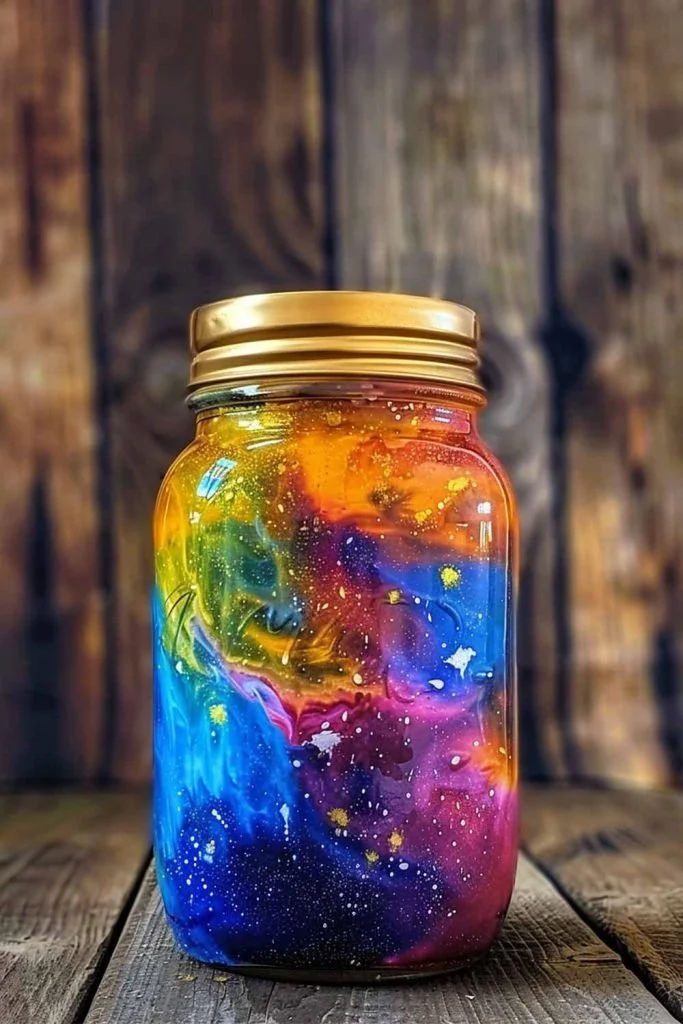 How To Make Your Own Galaxy In A Mason Jar!