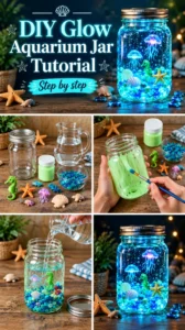DIY Glow Aquarium Jar Tutorial