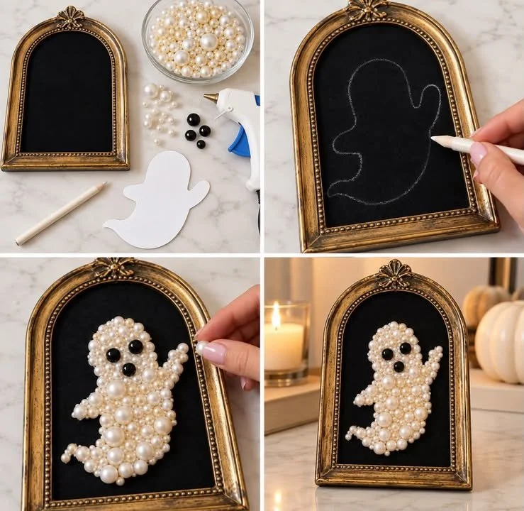DIY Pearl Bead Ghost 👻
