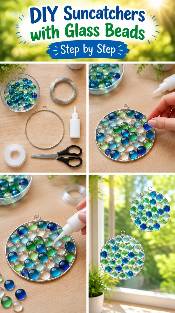 DIY Suncatchers with Glass Beads