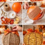 DIY Twine Pumpkin Craft Tutorial