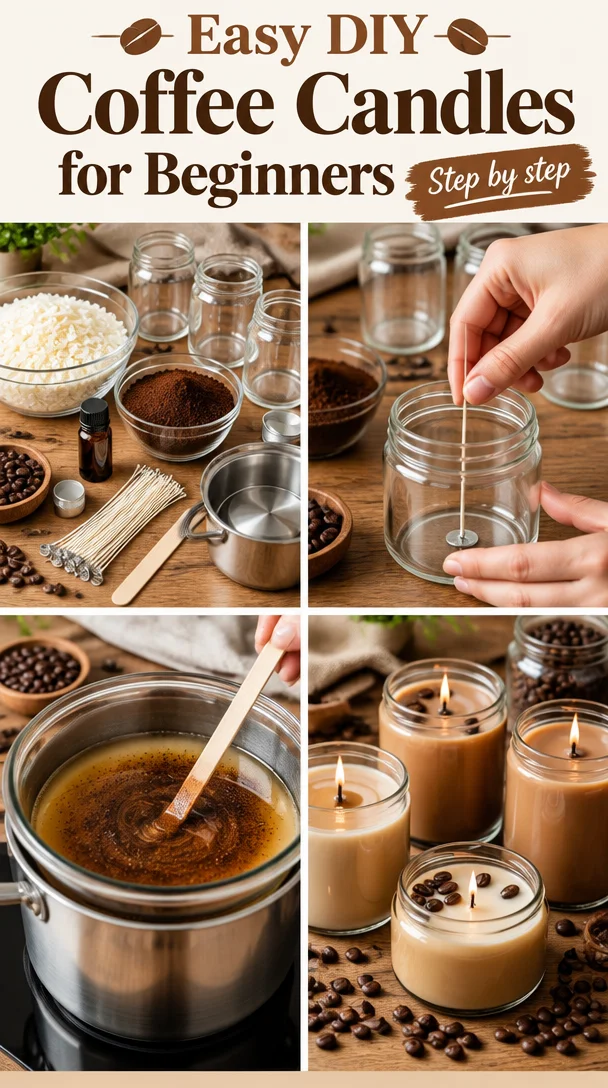 Brew-tiful DIY: Easy Coffee Candles for Beginners!