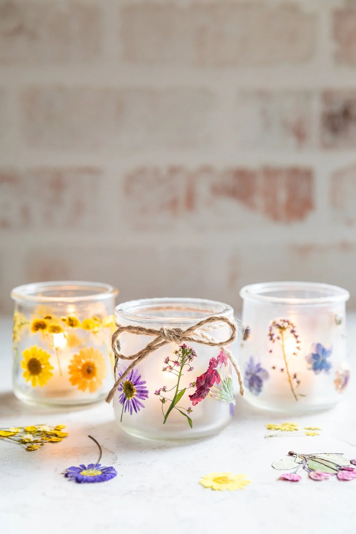 Easy Pressed Flower Lantern