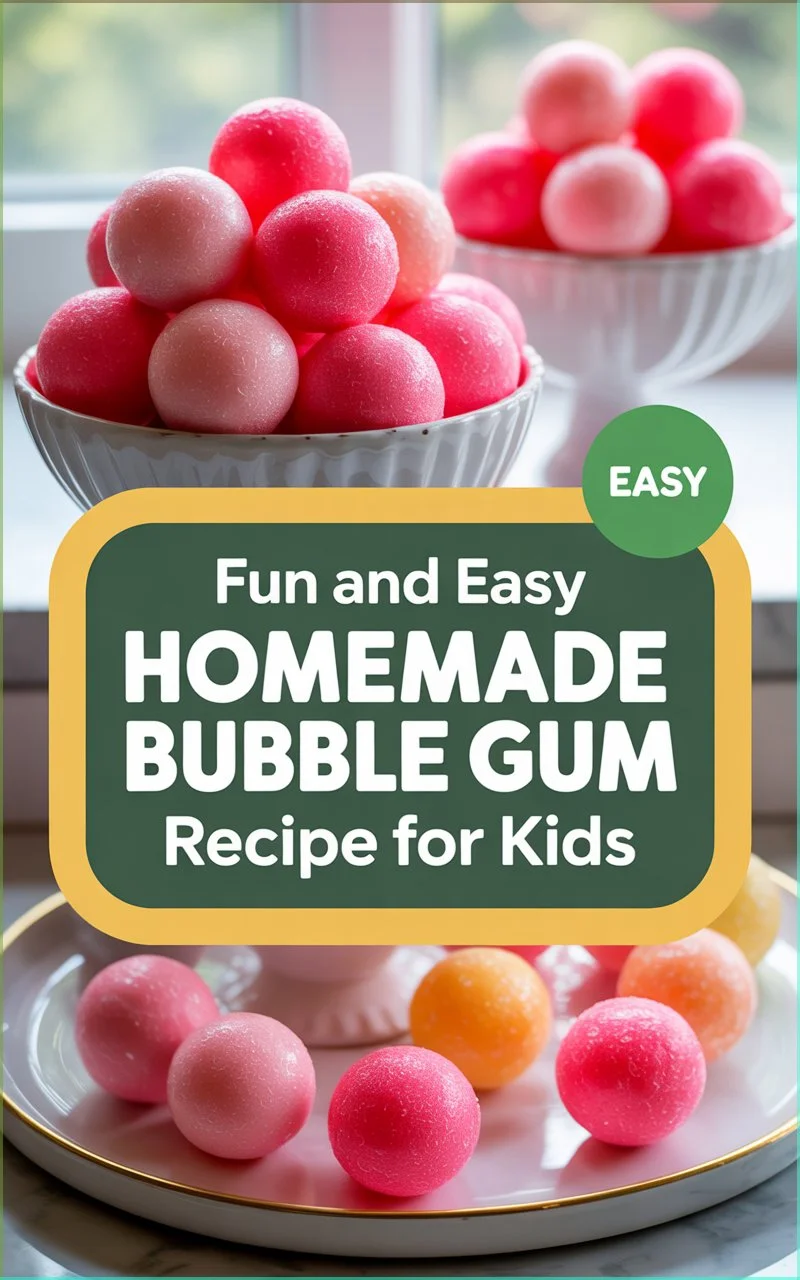 Bubble Bliss: A Fun and Easy Homemade Bubble Gum Recipe for Kids