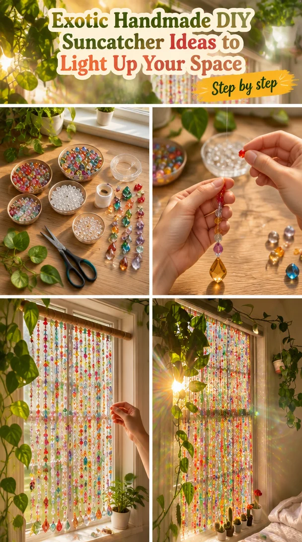 Exotic Handmade DIY Suncatcher Ideas to Light Up Your Space