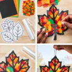 Fall Leaves Suncatcher Craft for Kids
