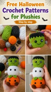 Free Halloween Crochet Patterns for Plushies