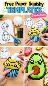 Free Paper Squishy Templates