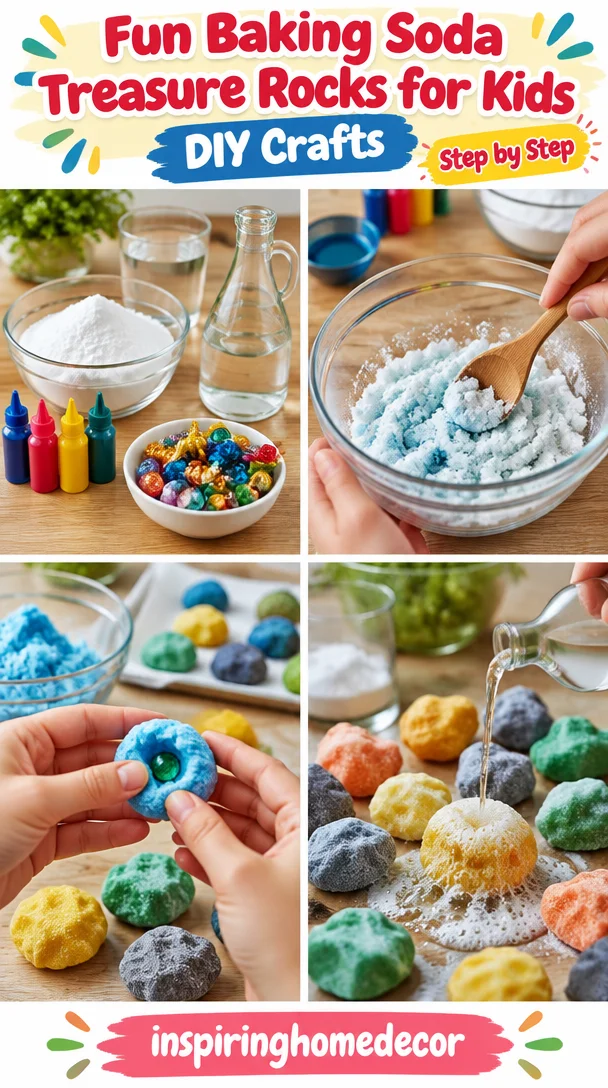Create Fun Baking Soda Treasure Rocks – DIY Crafts for Kids!