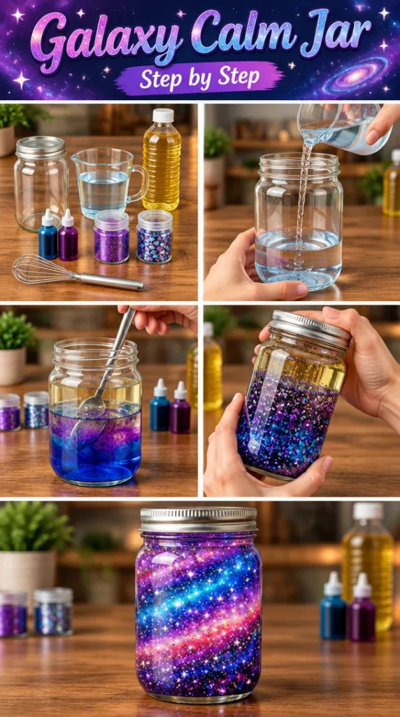 Galaxy Calm Jar designed for relaxation and tranquility