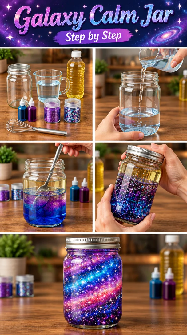 Galaxy Calm Jar designed for relaxation and tranquility