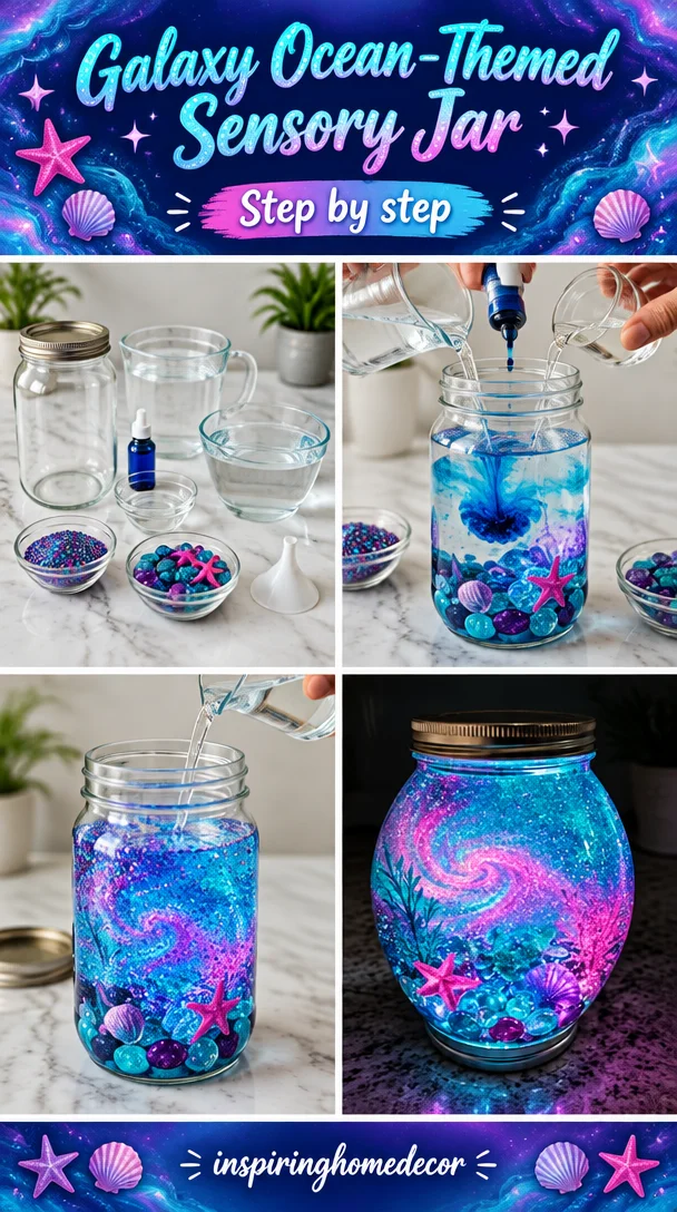Galaxy Ocean Sensory Jar