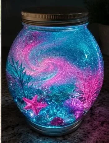 Galaxy Ocean Sensory Jar