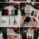 Gothic Crochet Pattern Bundle for Halloween