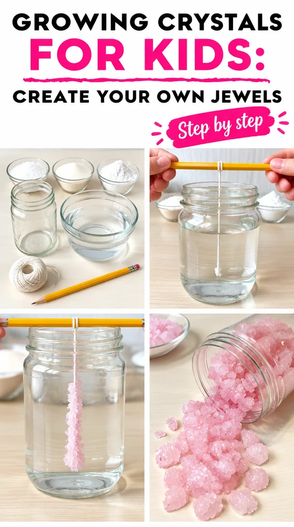 Growing Crystals for Kids: Create Your Own Jewels