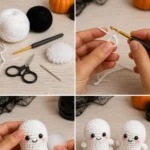 Halloween Amigurumi: Ghosts and Spider Crochet