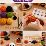 Halloween Crochet Keychain Patterns Bundle