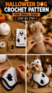 Halloween Dog Crochet Pattern for Small Dogs