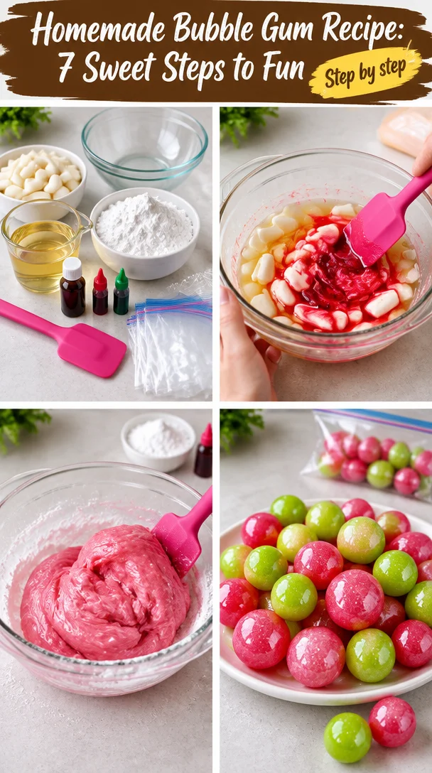 A colorful assortment of homemade bubble gum in different shapes and sizes.