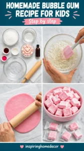 Homemade Bubble Gum Recipe for Kids