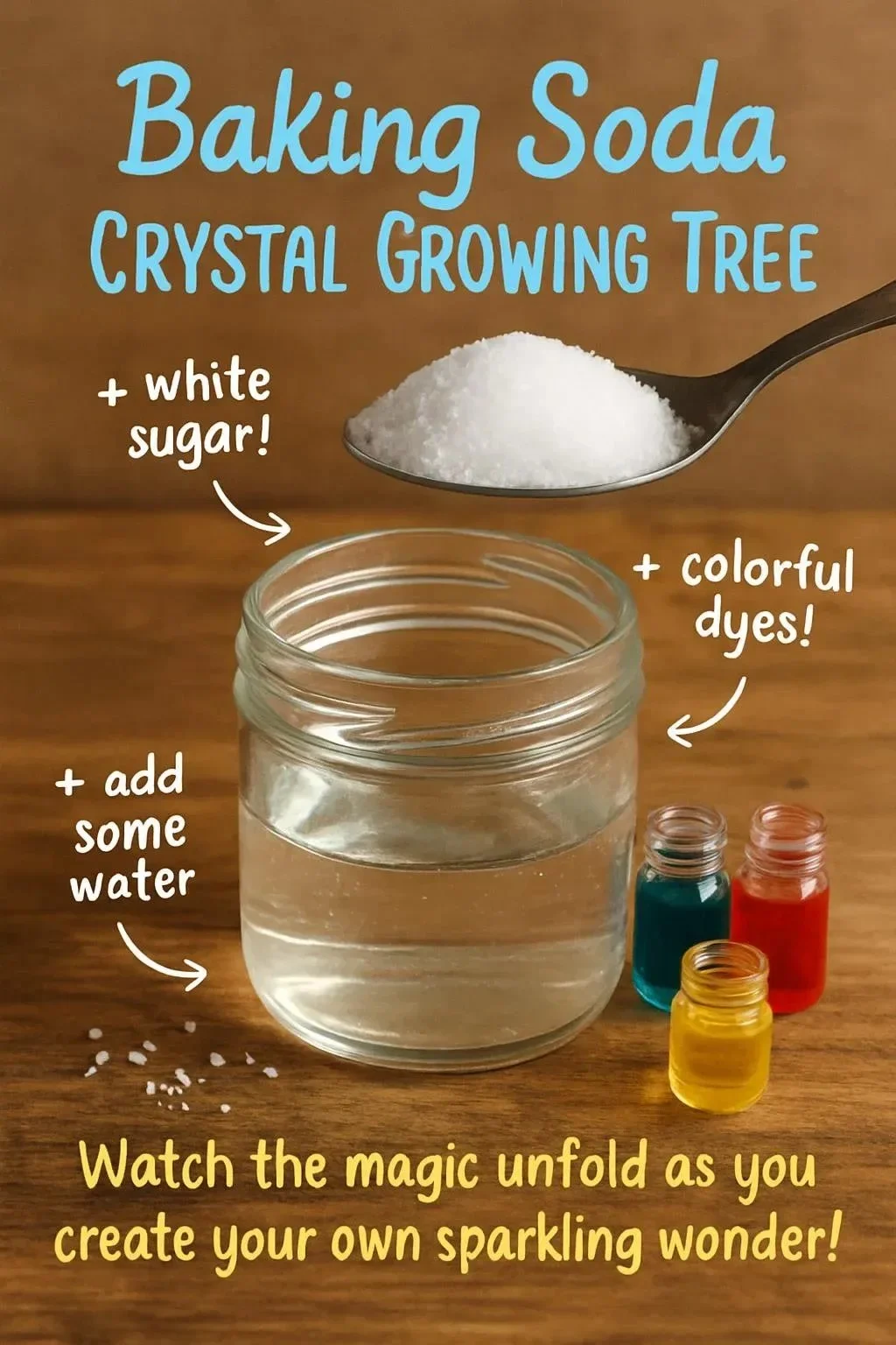 Create an Amazing Baking Soda Crystal Growing Tree This Festive Season