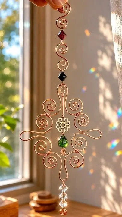 Turn Copper Wire Into This Stunning Suncatcher! ✨