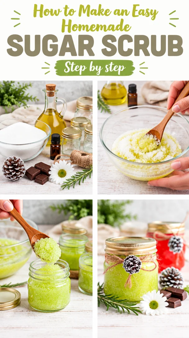 Easy Homemade Sugar Scrub