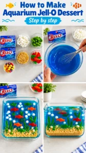 How to Make Aquarium Jell-O Dessert