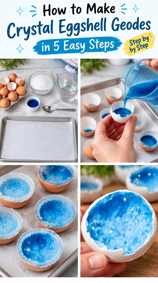 How to Make Crystal Eggshell Geodes in 5 Easy Steps - Jennie Masterson