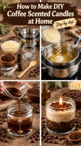 How to Make DIY Coffee Scented Candles at Home