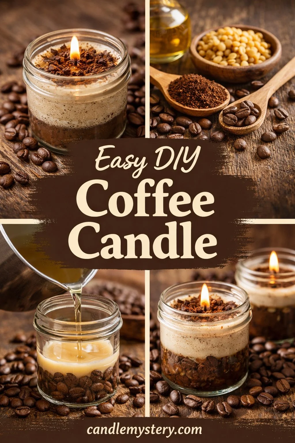 DIY Coffee Scented Candles: How to Make Coffee Candles at Home