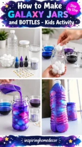 How to Make Galaxy Jars and Bottles – Kids Activity