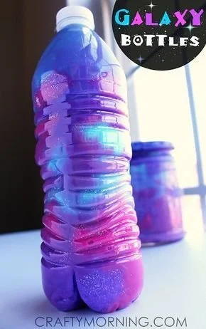 How to Make Galaxy Jars & Bottles (Kids Activity) - Crafty Morning