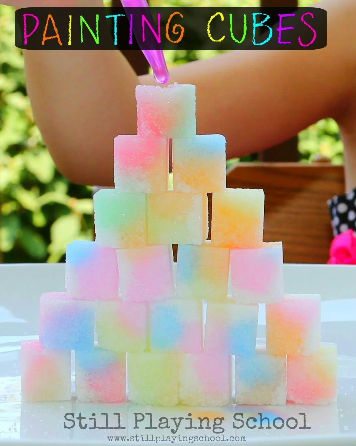 Painting Sugar Cubes